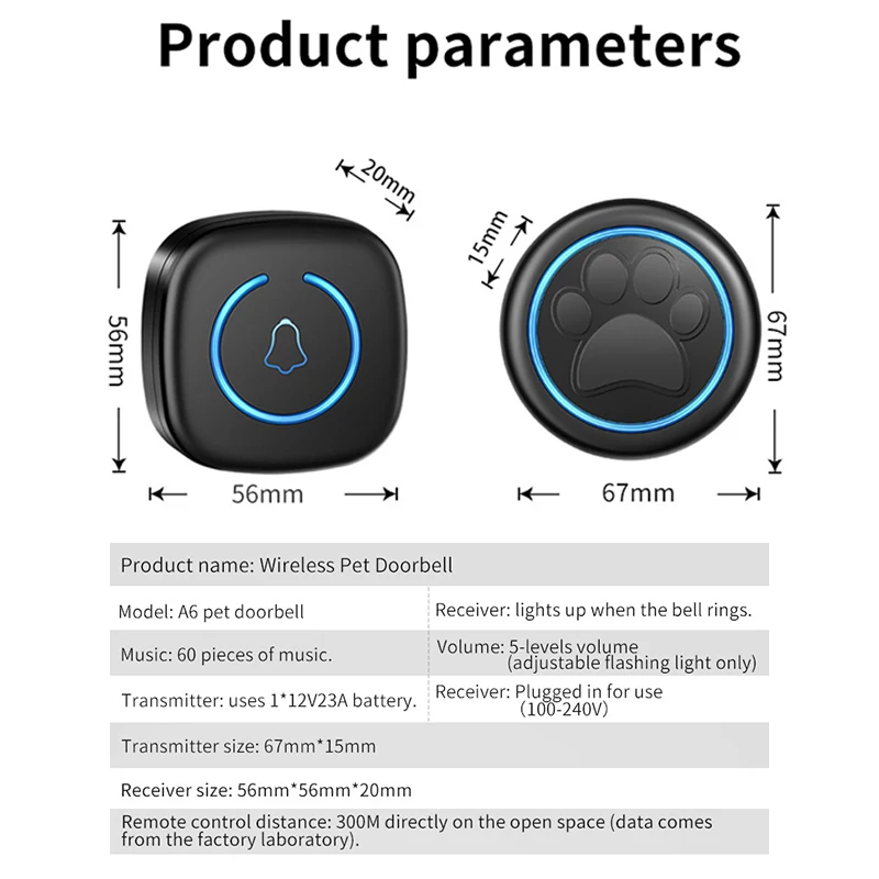 Touch Doorbell for Pets