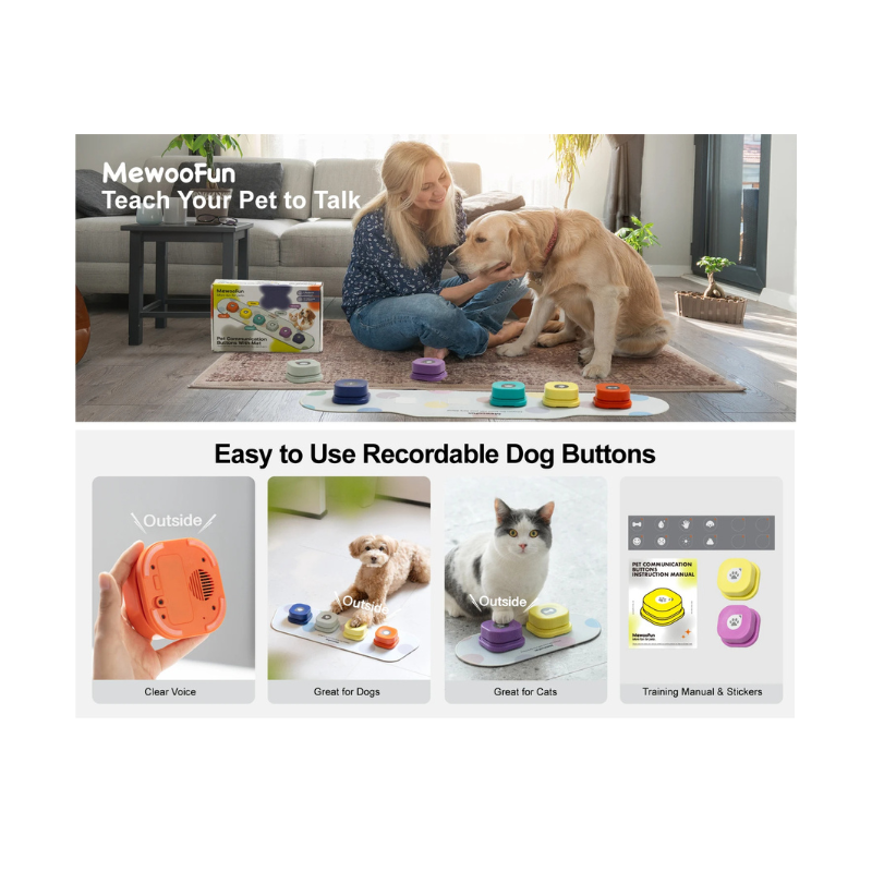 Interactive Voice Buttons for Pet Communication