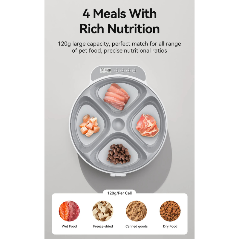 Smart 4 Meal Automatic Pet Feeder